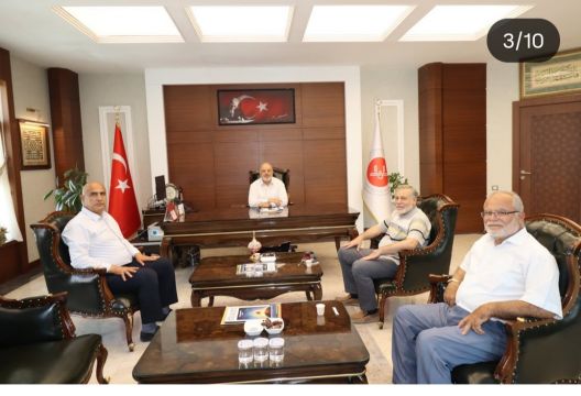 Karatay İlçe Müftüsü Musa İMAMOĞLU na Hac ziyareti.